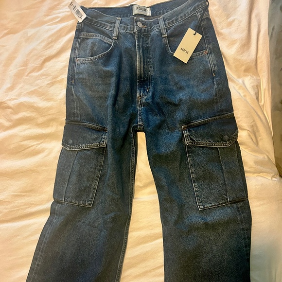 ARITZIA , SIZE 27, A GOLDI CARGO JEANS - Picture 1 of 3